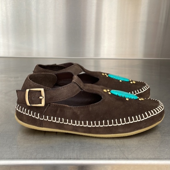 LaidbackLondon hand made “wandering wonder Mary Janes” New in box from Sundance. - Picture 4 of 8